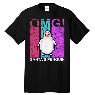 Omg Santa's Penguin Tall T-Shirt