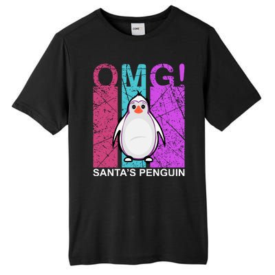 Omg Santa's Penguin Tall Fusion ChromaSoft Performance T-Shirt