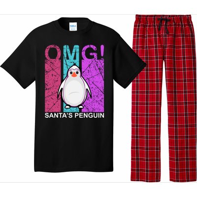 Omg Santa's Penguin Pajama Set