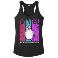 Omg Santa's Penguin Ladies PosiCharge Competitor Racerback Tank