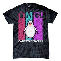 Omg Santa's Penguin Tie-Dye T-Shirt