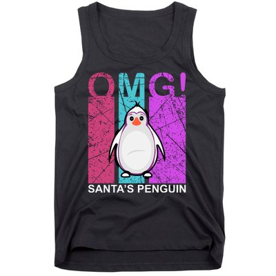 Omg Santa's Penguin Tank Top