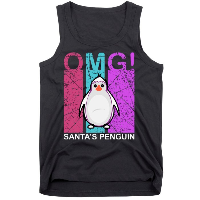 Omg Santa's Penguin Tank Top