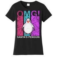 Omg Santa's Penguin Women's T-Shirt