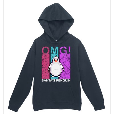 Omg Santa's Penguin Urban Pullover Hoodie