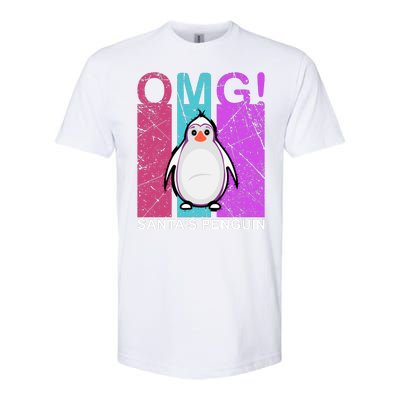 Omg Santa's Penguin Softstyle CVC T-Shirt