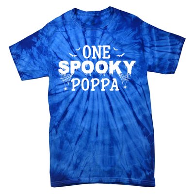 One Spooky Poppa Group Matching Family Halloween Costumes Meaningful Gift Tie-Dye T-Shirt