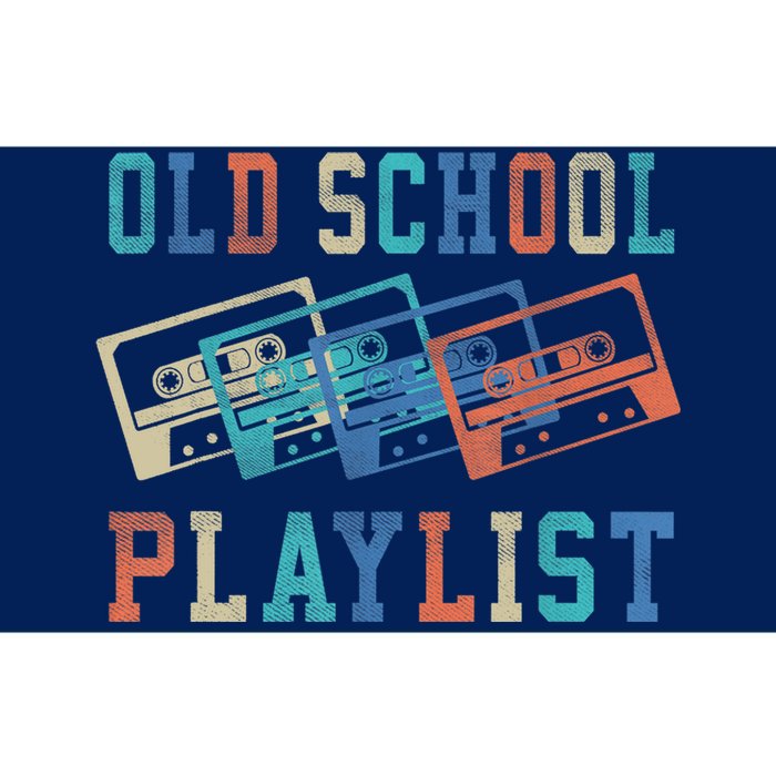 Old School Playlist Rock Cassette Tape Music Old School Band Bumper Sticker