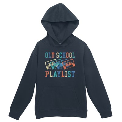 Old School Playlist Rock Cassette Tape Music Old School Band Urban Pullover Hoodie