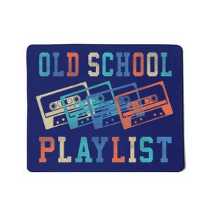 Old School Playlist Rock Cassette Tape Music Old School Band Mousepad