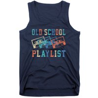 Old School Playlist Rock Cassette Tape Music Old School Band Tank Top