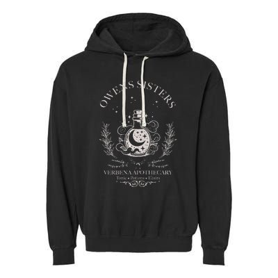 Owens Sisters Practical Magic Halloween Apothecary Premium Garment-Dyed Fleece Hoodie