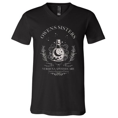 Owens Sisters Practical Magic Halloween Apothecary Premium V-Neck T-Shirt