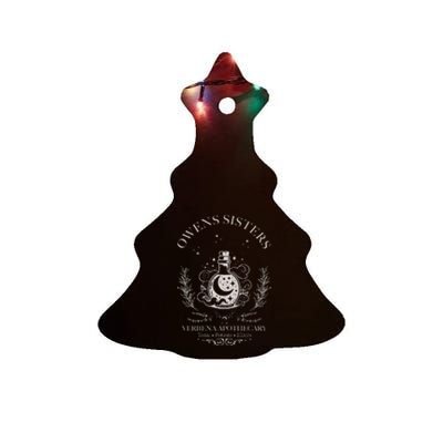 Owens Sisters Practical Magic Halloween Apothecary Premium Ceramic Tree Ornament