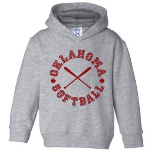 Oklahoma Softball Roundel Toddler Hoodie