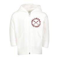 Oklahoma Softball Roundel Toddler Zip Fleece Hoodie