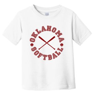 Oklahoma Softball Roundel Toddler T-Shirt