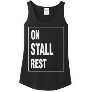 One Stall Rest Funny Quote With Square Frame Shopping. Ladies Essential Tank