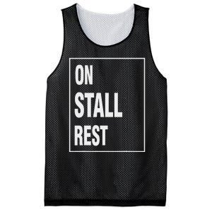 One Stall Rest Funny Quote With Square Frame Shopping. Mesh Reversible Basketball Jersey Tank