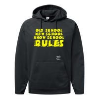 Old School Rap Hip Hop 2000S New School Know School Nas Performance Fleece Hoodie