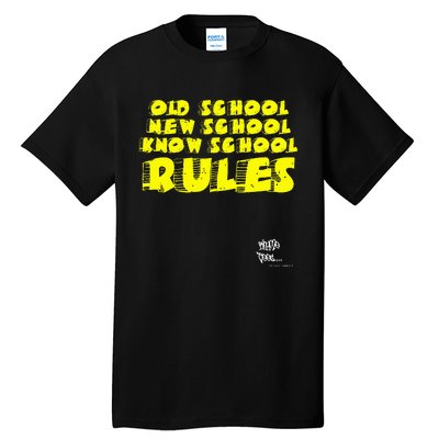 Old School Rap Hip Hop 2000S New School Know School Nas Tall T-Shirt