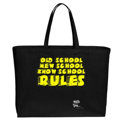 Old School Rap Hip Hop 2000S New School Know School Nas Cotton Canvas Jumbo Tote