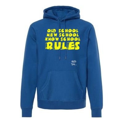 Old School Rap Hip Hop 2000s New School Know School Nas Premium Hoodie