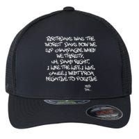 Old School Rap Hip Hop Merch Juicy Positive Quote 90S Flexfit Unipanel Trucker Cap