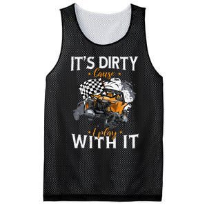 Offroad Sxs Racing Quad ItS Dirty Cause I Play With It Mesh Reversible Basketball Jersey Tank