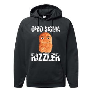 Ohio Sigma Rizzler Meme Rizz Internet Performance Fleece Hoodie