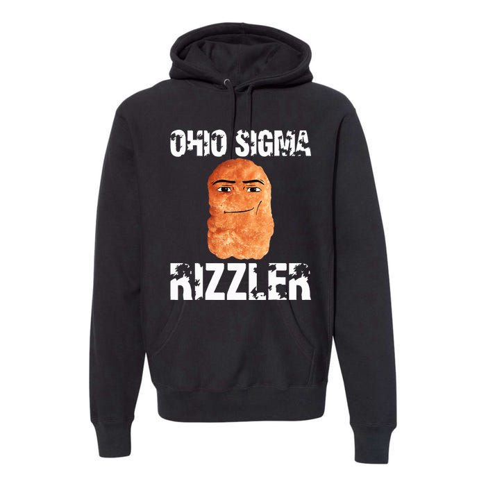 Ohio Sigma Rizzler Meme Rizz Internet Premium Hoodie