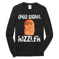 Ohio Sigma Rizzler Meme Rizz Internet Tall Long Sleeve T-Shirt