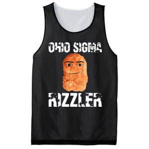 Ohio Sigma Rizzler Meme Rizz Internet Mesh Reversible Basketball Jersey Tank