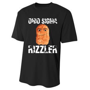 Ohio Sigma Rizzler Meme Rizz Internet Performance Sprint T-Shirt