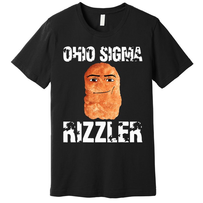 Ohio Sigma Rizzler Meme Rizz Internet Premium T-Shirt