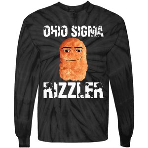 Ohio Sigma Rizzler Meme Rizz Internet Tie-Dye Long Sleeve Shirt