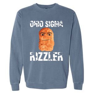 Ohio Sigma Rizzler Meme Rizz Internet Garment-Dyed Sweatshirt