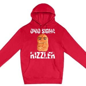 Ohio Sigma Rizzler Meme Rizz Internet Premium Pullover Hoodie