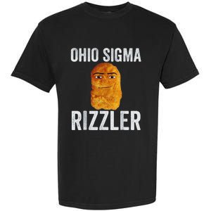 Ohio Sigma Rizzler Funny Meme Chicken Nugget Garment-Dyed Heavyweight T-Shirt