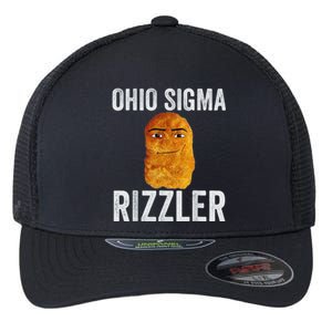 Ohio Sigma Rizzler Funny Meme Chicken Nugget Flexfit Unipanel Trucker Cap