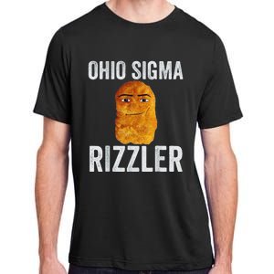 Ohio Sigma Rizzler Funny Meme Chicken Nugget Adult ChromaSoft Performance T-Shirt