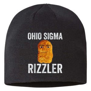 Ohio Sigma Rizzler Funny Meme Chicken Nugget Sustainable Beanie