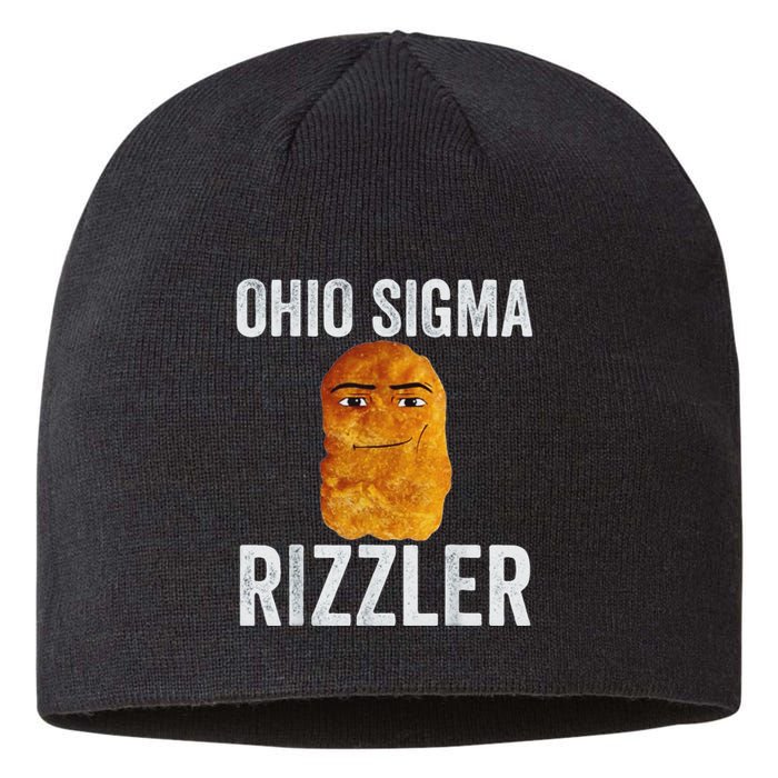 Ohio Sigma Rizzler Funny Meme Chicken Nugget Sustainable Beanie