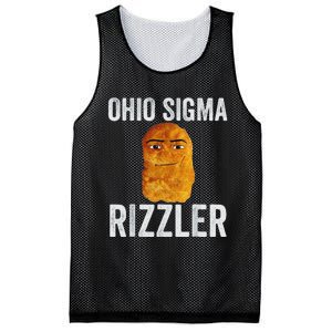 Ohio Sigma Rizzler Funny Meme Chicken Nugget Mesh Reversible Basketball Jersey Tank