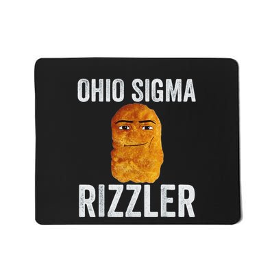 Ohio Sigma Rizzler Funny Meme Chicken Nugget Mousepad