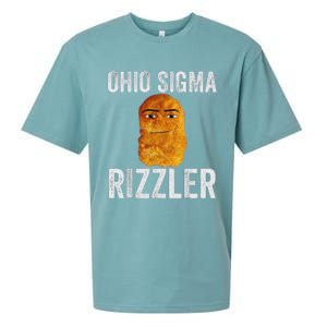 Ohio Sigma Rizzler Funny Meme Chicken Nugget Sueded Cloud Jersey T-Shirt