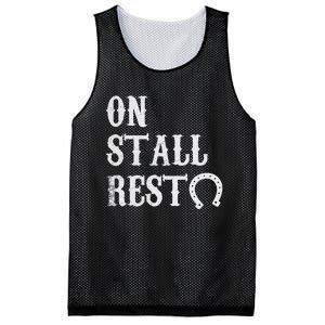 On Stall Rest Horse Mesh Reversible Basketball Jersey Tank