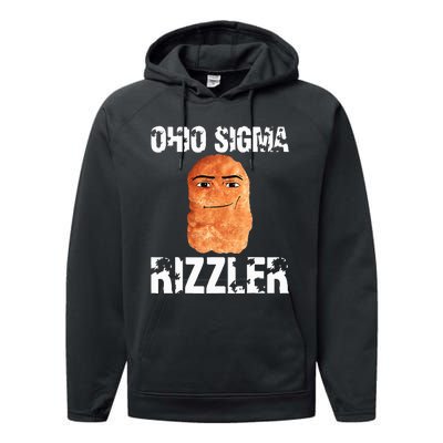 Ohio Sigma Rizzler Meme Rizz Internet Memes Funny Memes Genz Performance Fleece Hoodie