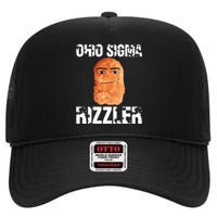 Ohio Sigma Rizzler Meme Rizz Internet Memes Funny Memes Genz High Crown Mesh Back Trucker Hat