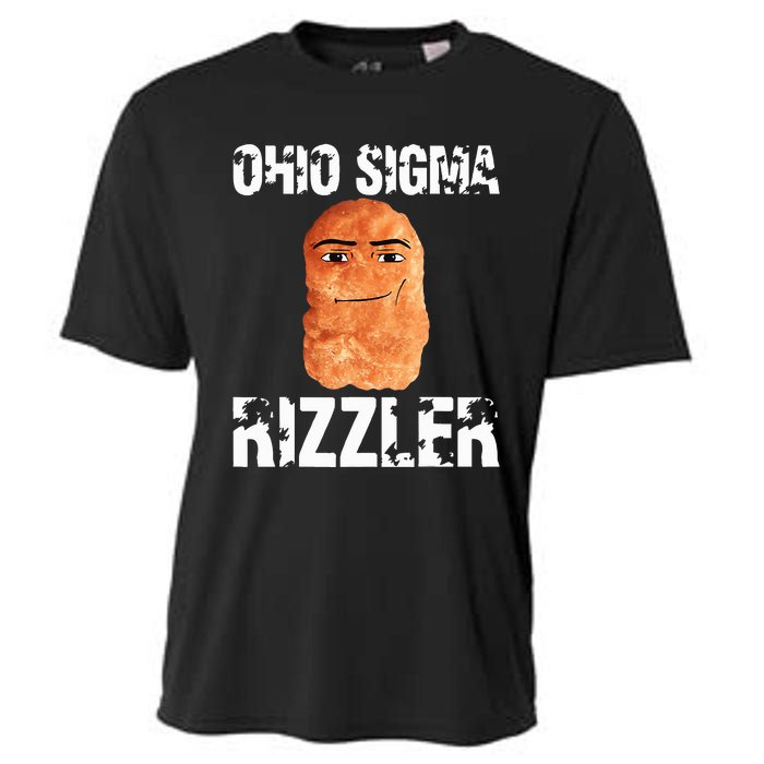 Ohio Sigma Rizzler Meme Rizz Internet Memes Funny Memes Genz Cooling Performance Crew T-Shirt